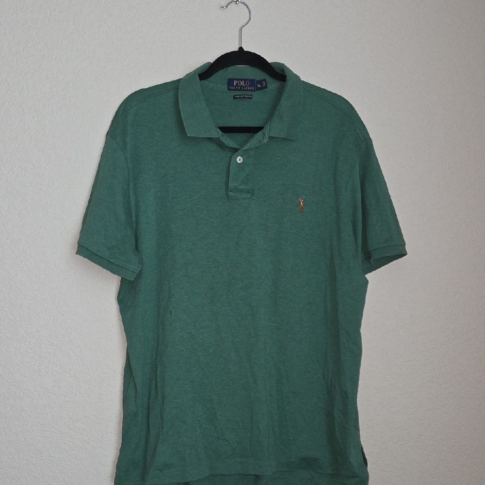 Polo by Ralph Lauren Men's Polo Shirt in Green